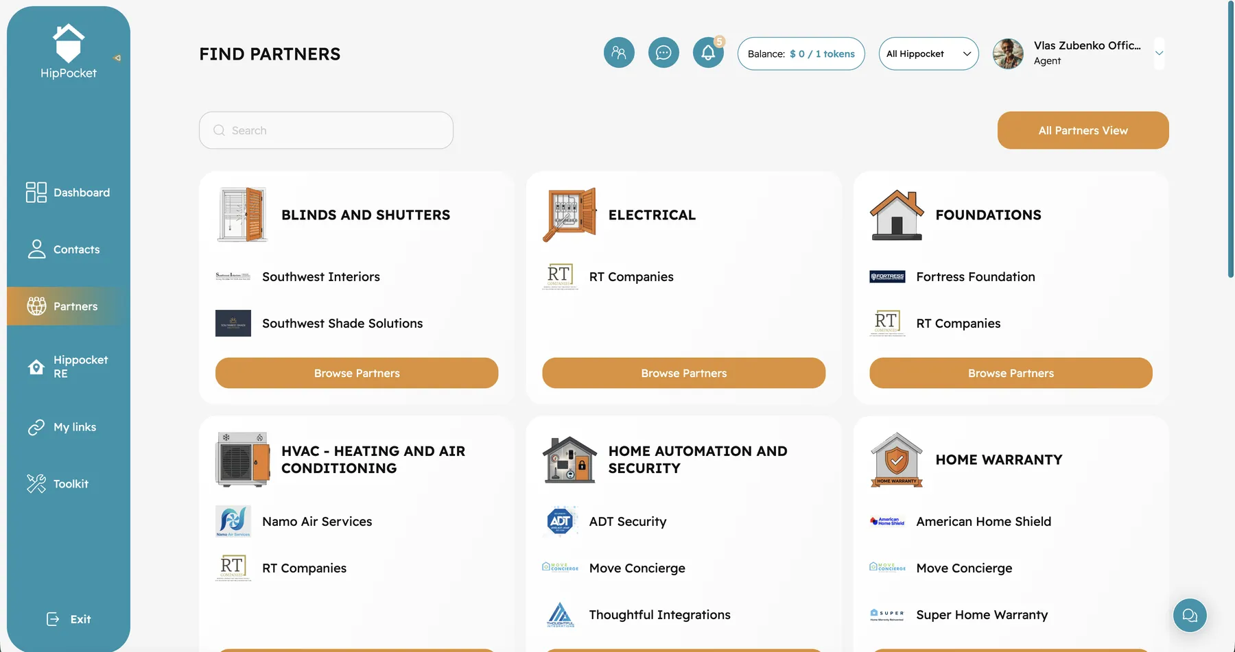 Partner directory